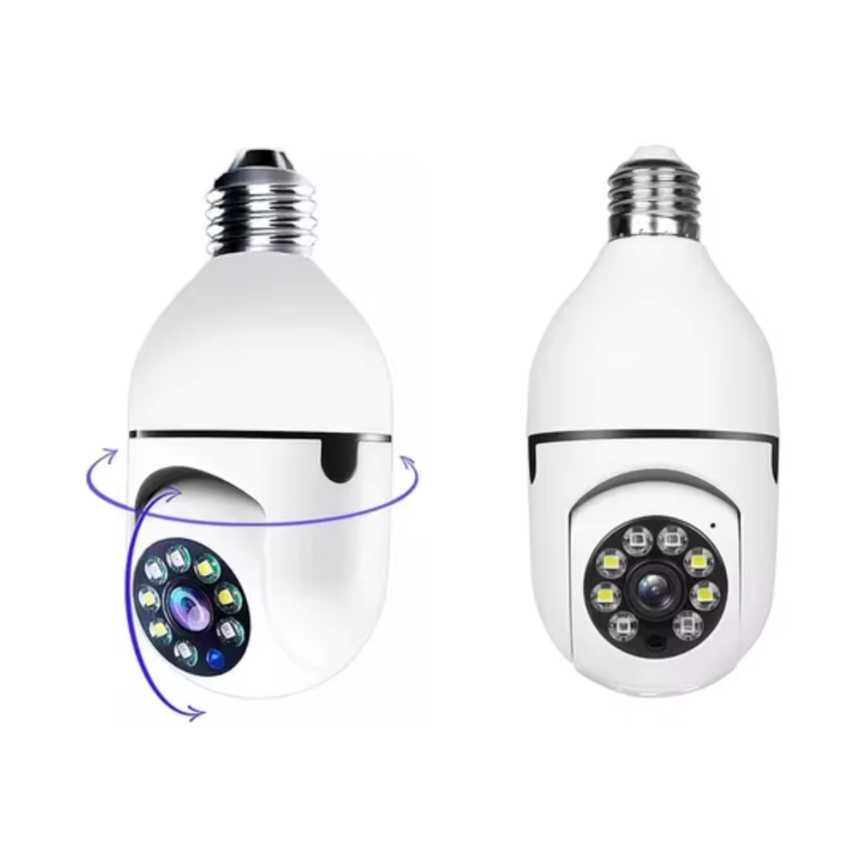 360° Smart Wi-Fi Security Bulb Camera